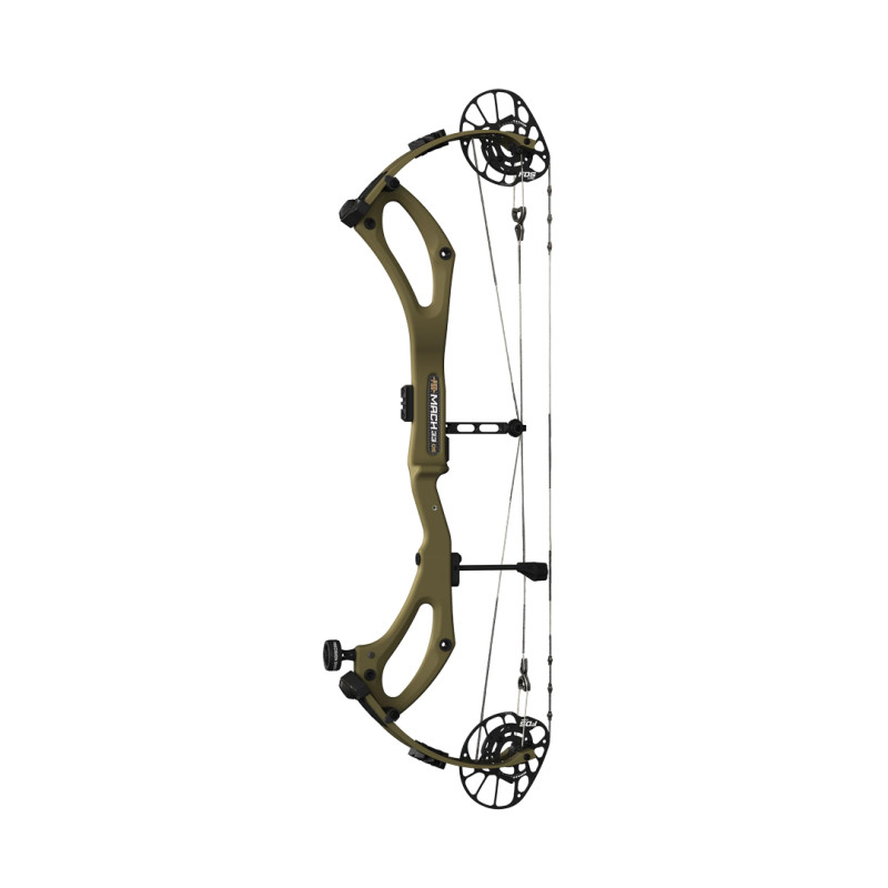PSE Compound Bow Mach 33 FDS LH 50#-(25.5''-31.0") 70-85% Let Off Mossy Oak Bottomland Handle