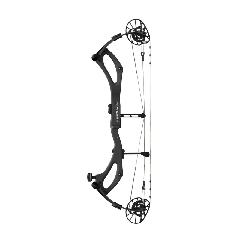 PSE Compound Bow Mach 35 FDS RH 60#-(27.0''-32.5") 70-85% Let Off Clay Brown Handle
