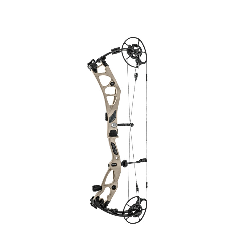 Elite Archery Compound Bow Carbon Axys LH 50#-(25.5''-31.0") 80-90% Let Off Sienna Brown