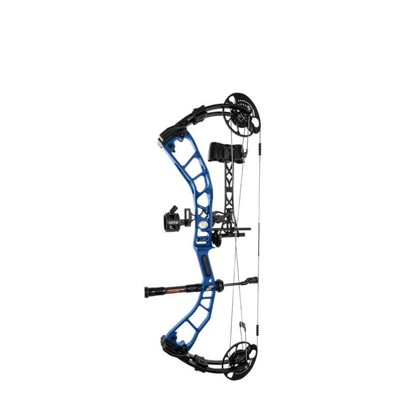 Elite Archery Compound Bow Emerse Kit Package RH 50#-(20.0''-28.5") 70-90% Let Off Cobalt Blue