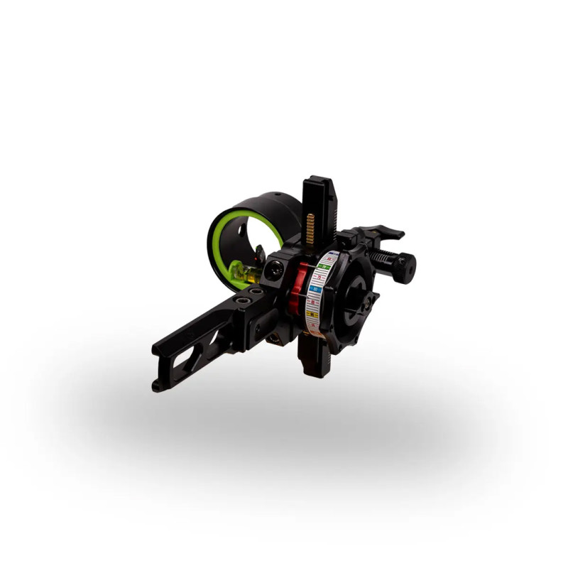 HHA Sports Hunting Sight Nytrx X2 Two Pin Bridge Lock Mount .010 LH Green & Yellow Pins