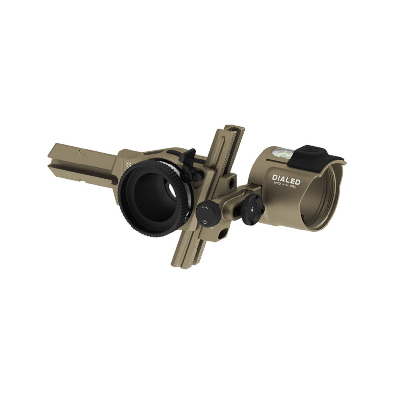Dialed Archery Hunting Sight Pr?f Bridge-Lock Dovetail STUB XR Dual Pin .019 LH Sage