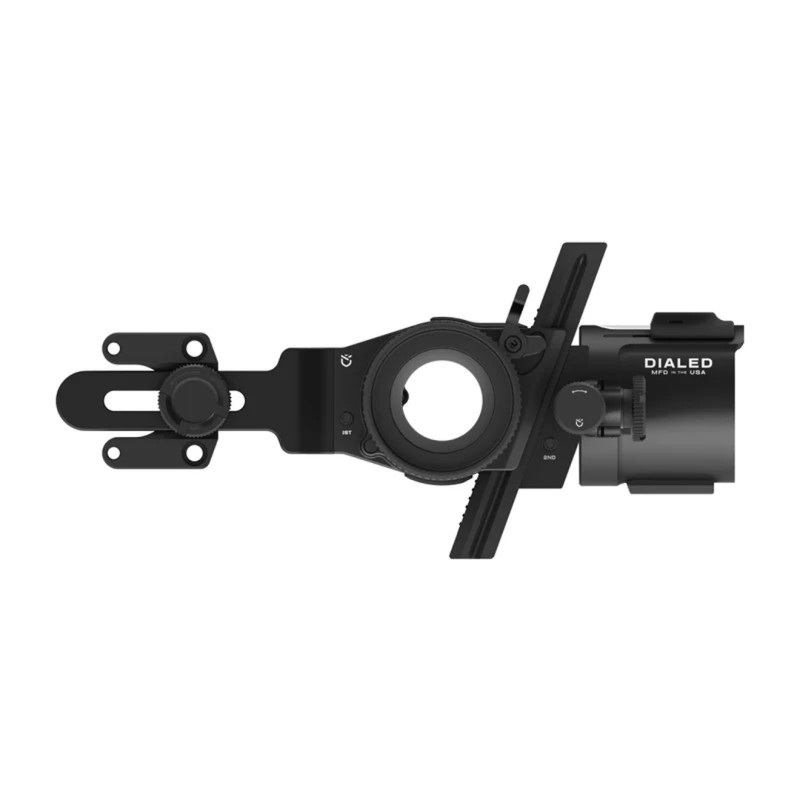 Dialed Archery Hunting Sight Pr?f Riser Mount Dovetail 3H Three Pin Horizontal .019 LH