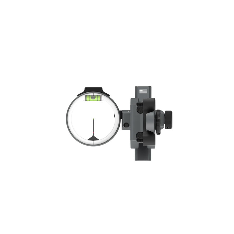 Dialed Archery Hunting Sight Strike Fixed Picatinny STUB XR Dual Pin .019 RH Whiskey