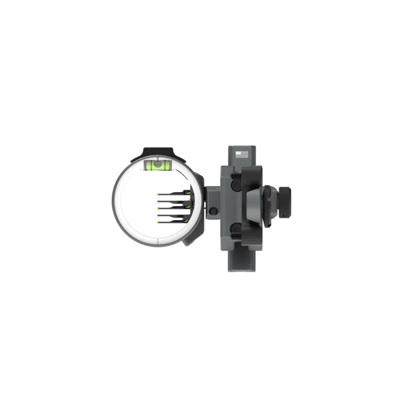 Dialed Archery Hunting Sight Strike Fixed Picatinny 5H Five Pin Horizontal .019 LH Whiskey