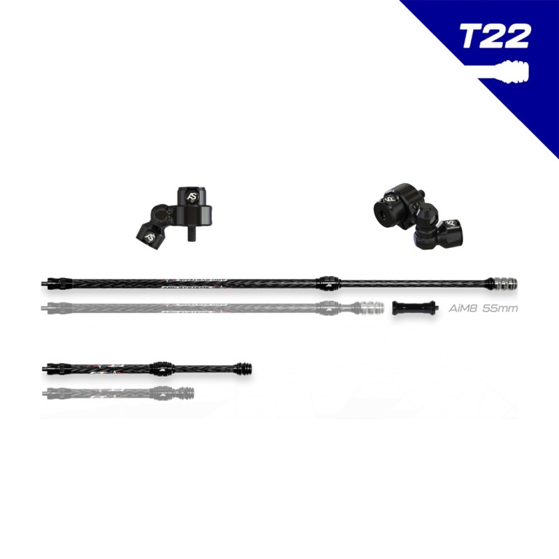 Arc Systeme Telescopic Stabilizer Kit AS X15 Recurve Comp