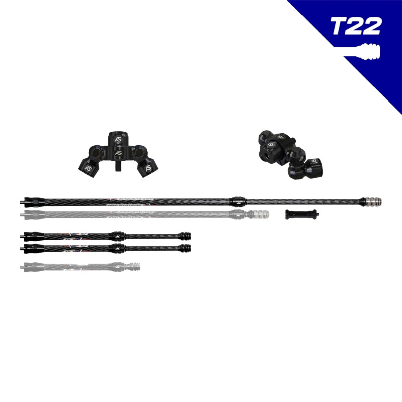 Arc Systeme Telescopic Stabilizer Kit AS X16 Comp Trio T22 Double