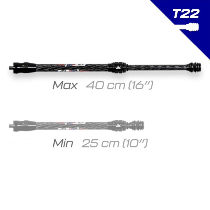 Arc Systeme Telescopic Stabilizer Short AS X16 T22 16"