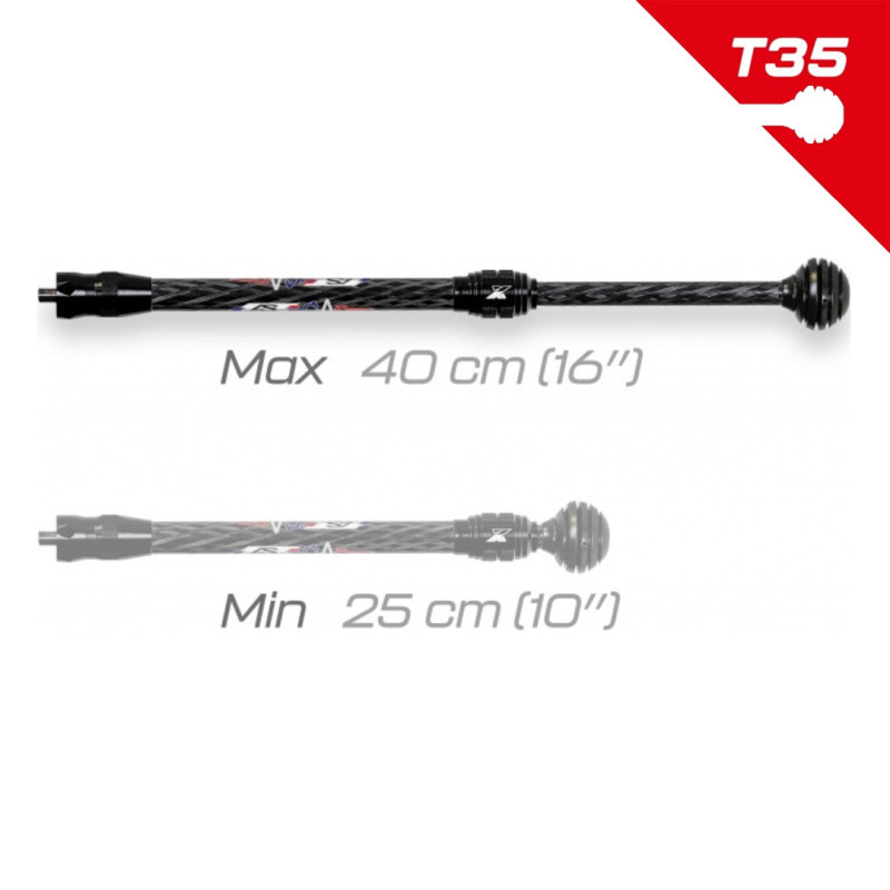 Arc Systeme Telescopic Stabilizer Short AS X16 T22 16"