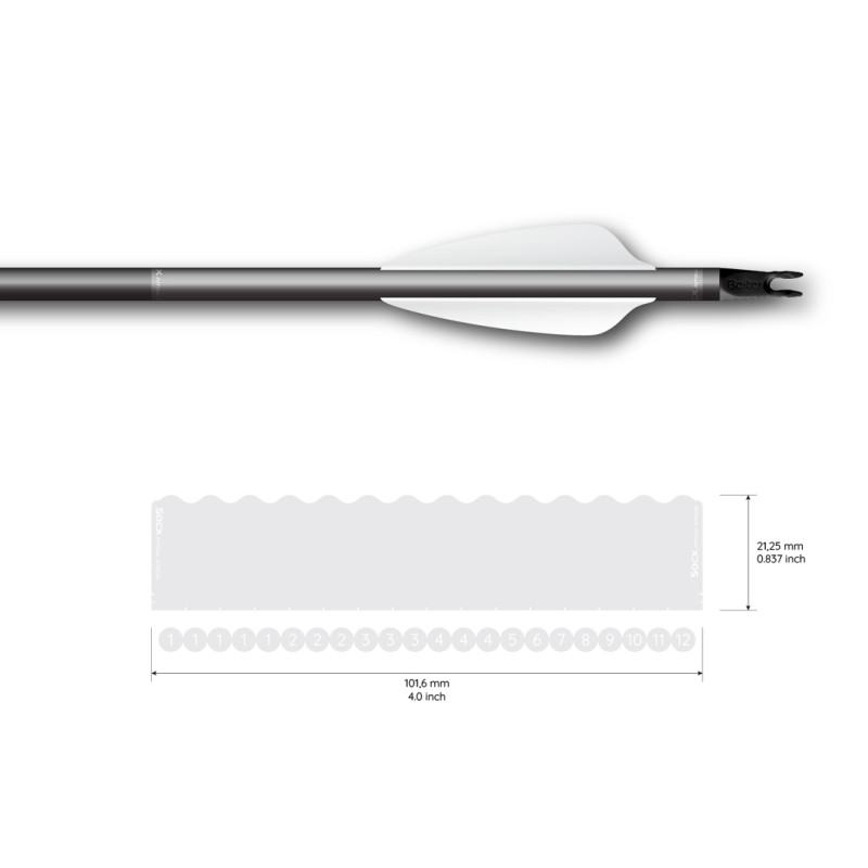 Socx Wrap 6.0mm Max Solid White