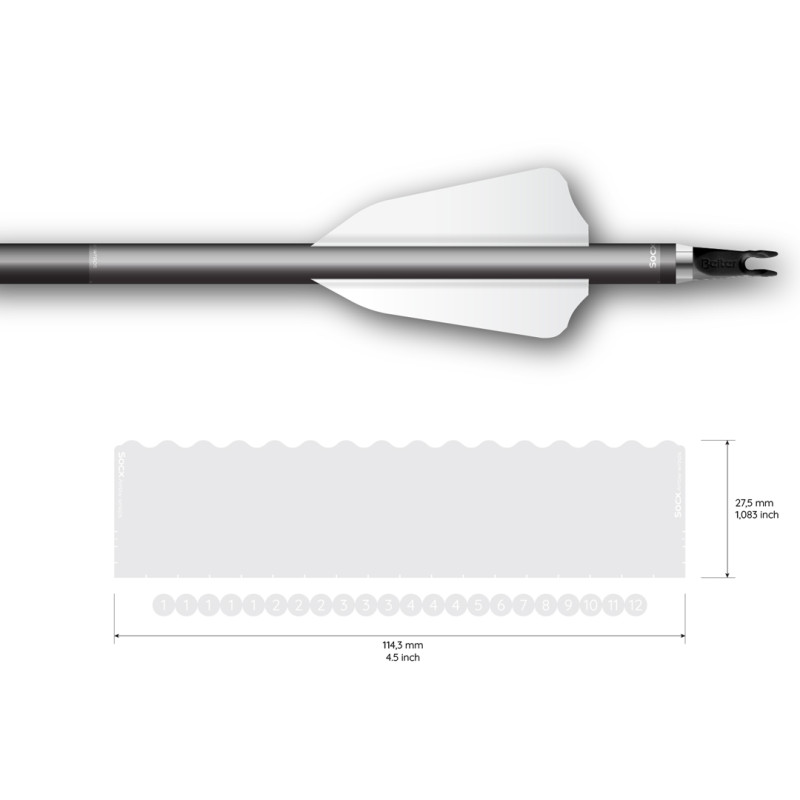 Socx Wrap 8.0mm Max Solid White