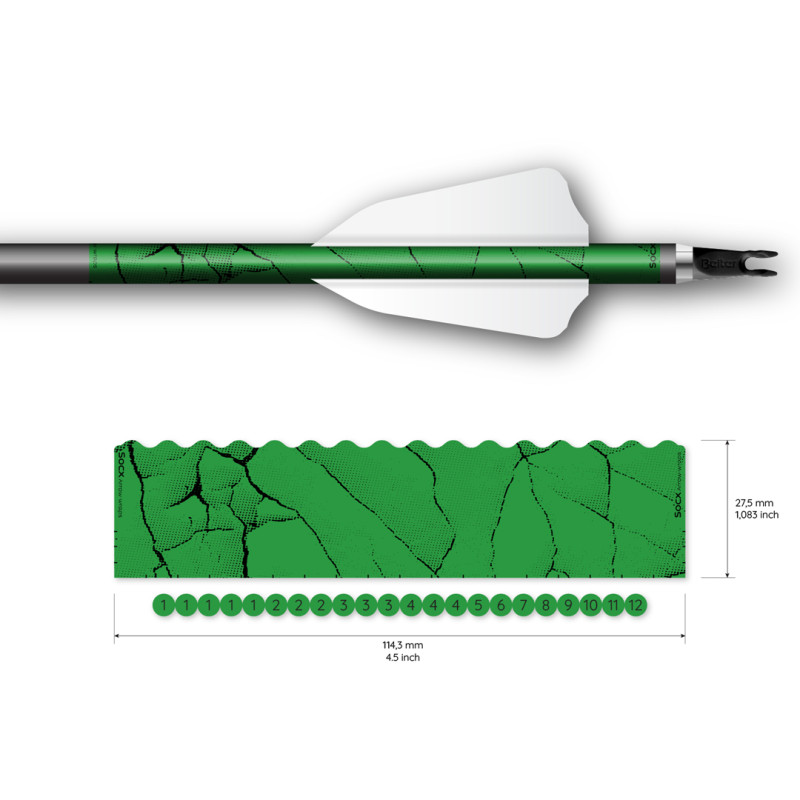 Socx Wrap 8.0mm Max Fracture Green