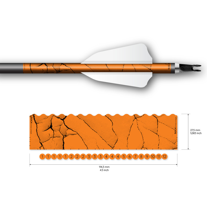 Socx Wrap 8.0mm Max Fracture Fluor Green