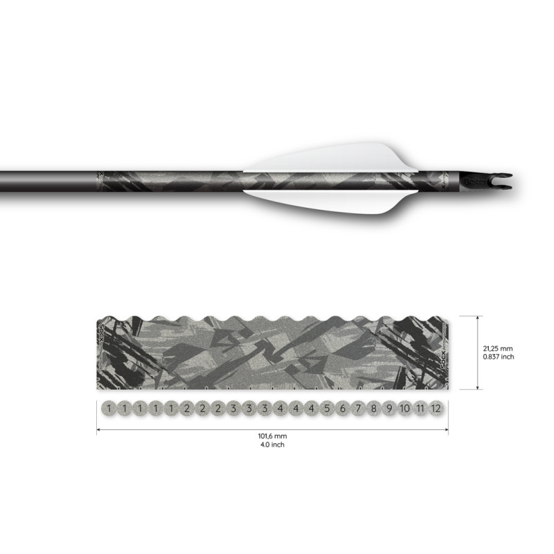 Socx Wrap 8.0mm Max Surge Retro-Reflective White