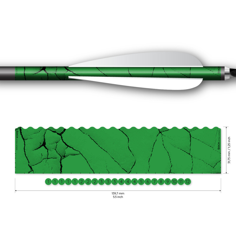 Socx Wrap 9.3mm Max Fracture Green
