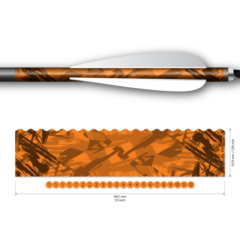 Socx Wrap 9.3mm Max Surge Fluor Red