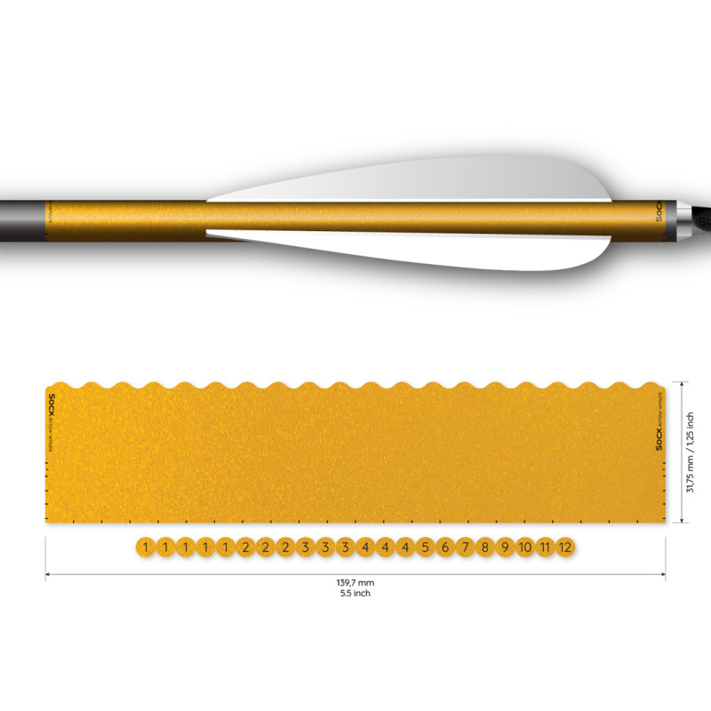 Socx Wrap 9.3mm Max Solid Retro-Refl.White