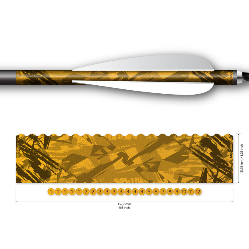 Socx Wrap 9.3mm Max Surge Retro-Reflective Yellow