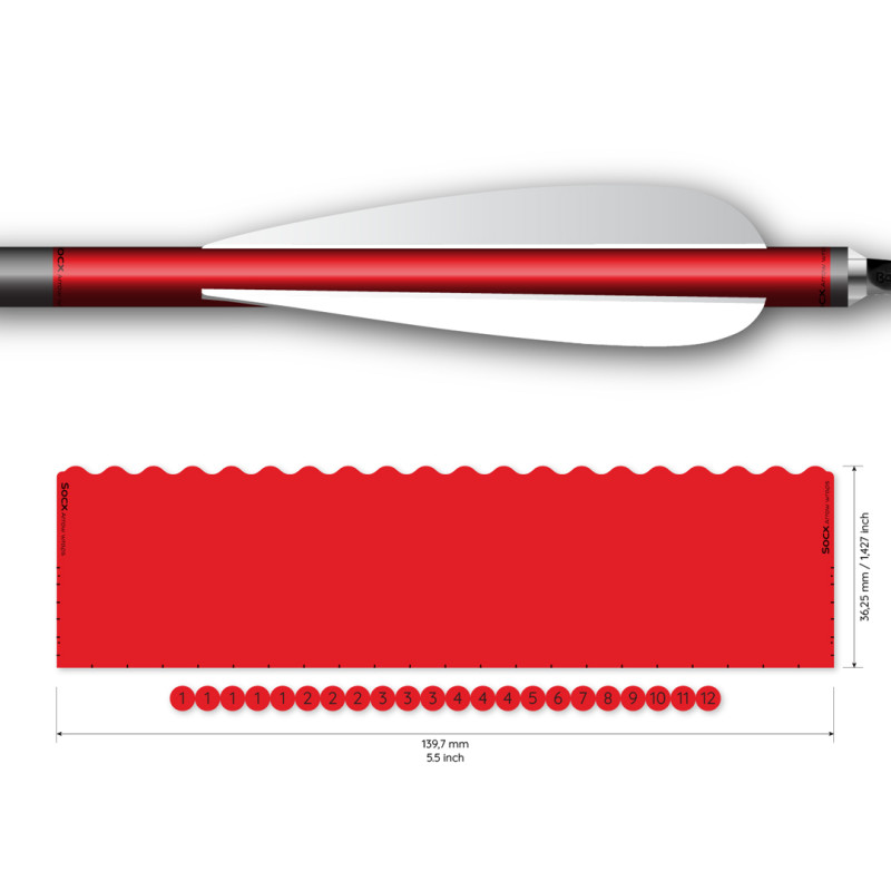 Socx Wrap 10.7mm Max Solid Fluor Orange