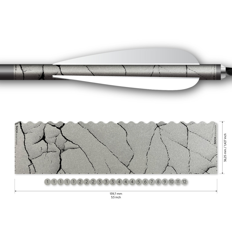 Socx Wrap 10.7mm Max Fracture Retro-Reflective White