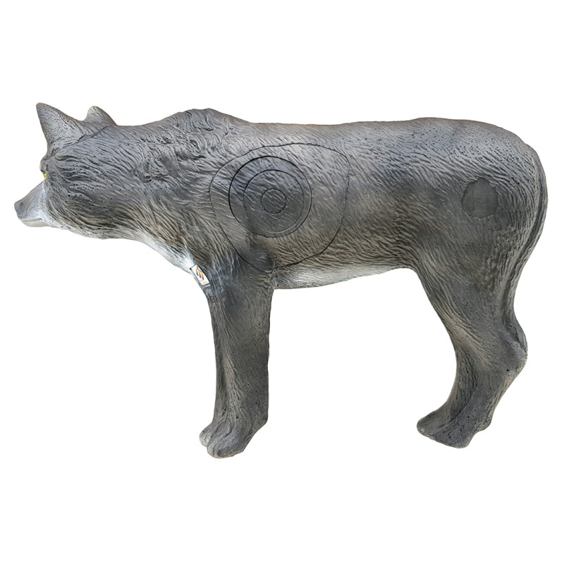 Eleven 3D Target Dark Wolf with Insert