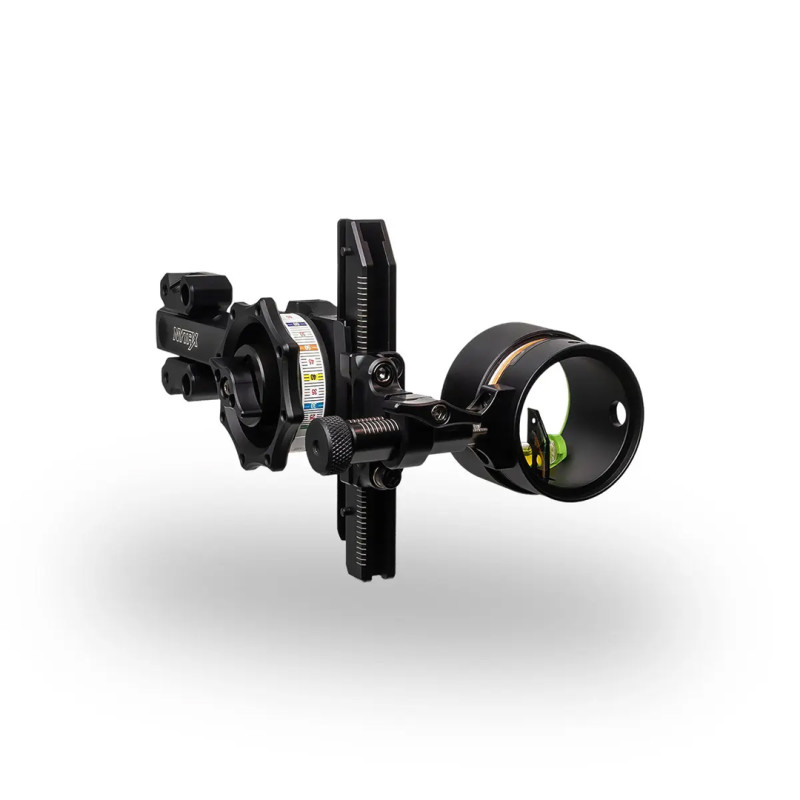 HHA Sports Hunting Sight Nytrx X2 Two Pin 4"-5" Universal Dovetail Mount .019 LH Green and Red Pins