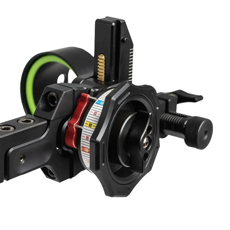 HHA Sports Hunting Sight NytrxPro X2 Two Pin Side Mount .019 RH Green and Yellow Pins