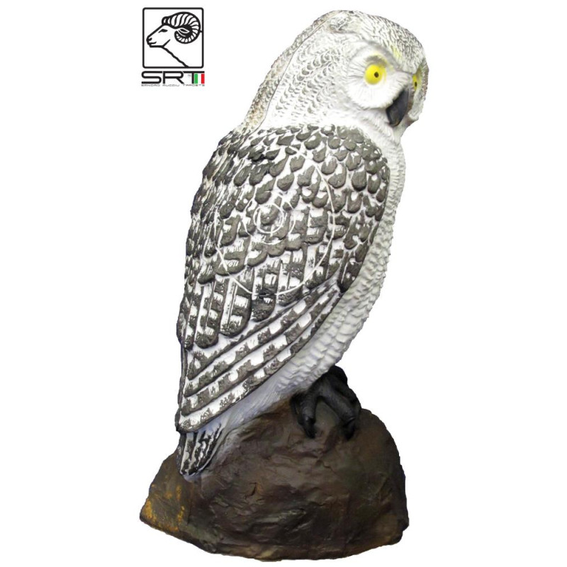 3D TARGET OWL SCREECH WHITE - GROUP 4 - L23cm H40cm