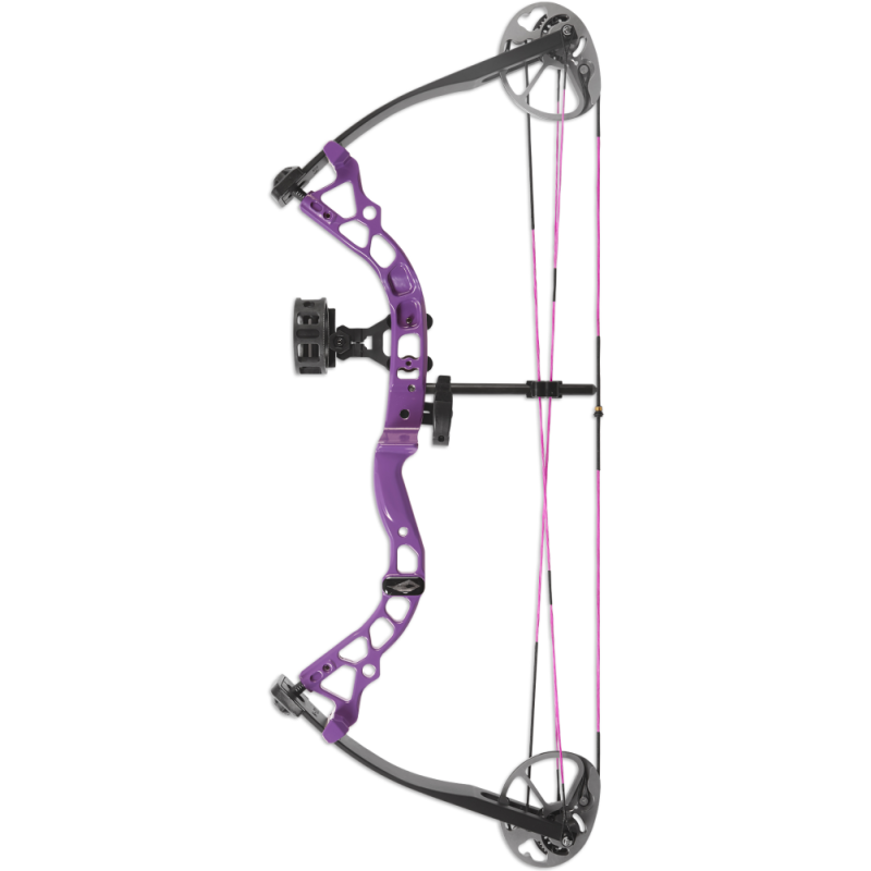 COMPOUND PACKAGE ATOMIC DUAL CAM 12"-24"/10-30LBS PURPLE