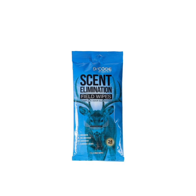 CODE BLUE SCENT ELIMINATOR FIELD WIPES