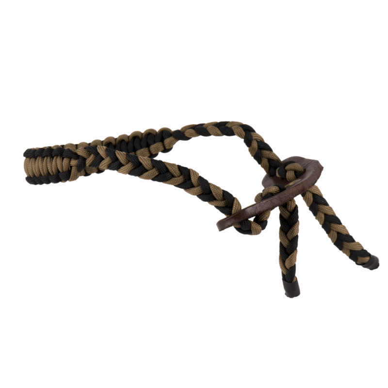 MAXIMAL WRIST SLINGS BRAIDED WITH LEATHER MOUNT CAMO