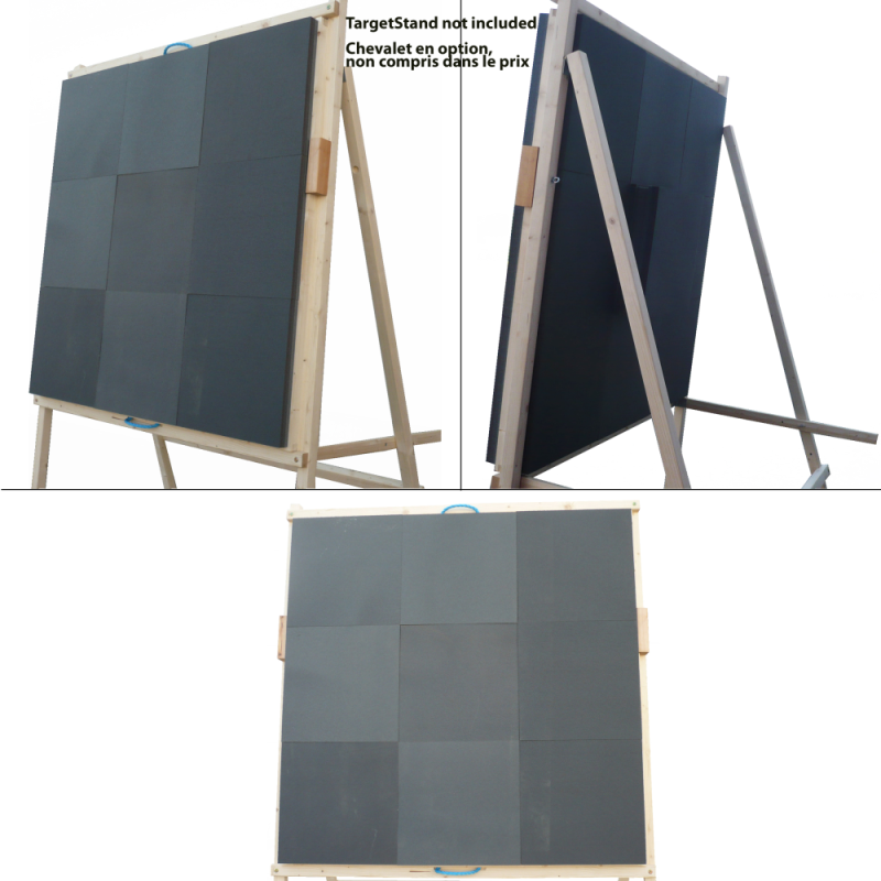 DANAGE FOAM TARGET DOMINO A3 - 132X132X14.5CM - 8X 14.5CM - 1X CENTRE 24.5CM
