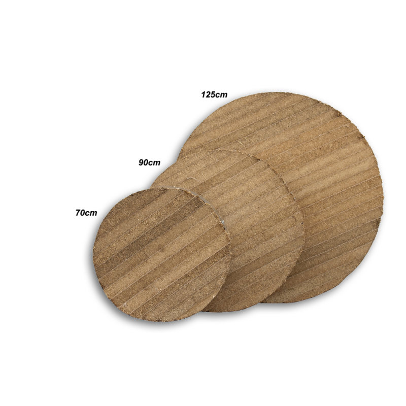 KARPHOS-EKO TARGET BOSSES IN STRAMIT 125 CM DIAMETER ON 15 CM THICKNESS