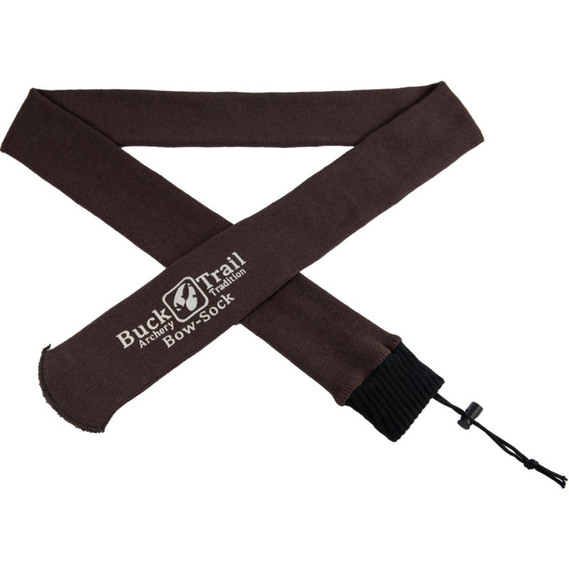 BUCK TRAIL TRADITIONAL SOFT CASE BOWS BOW-SOCK COTTON WITH SPANDEX 180CM x 10CM BROWN