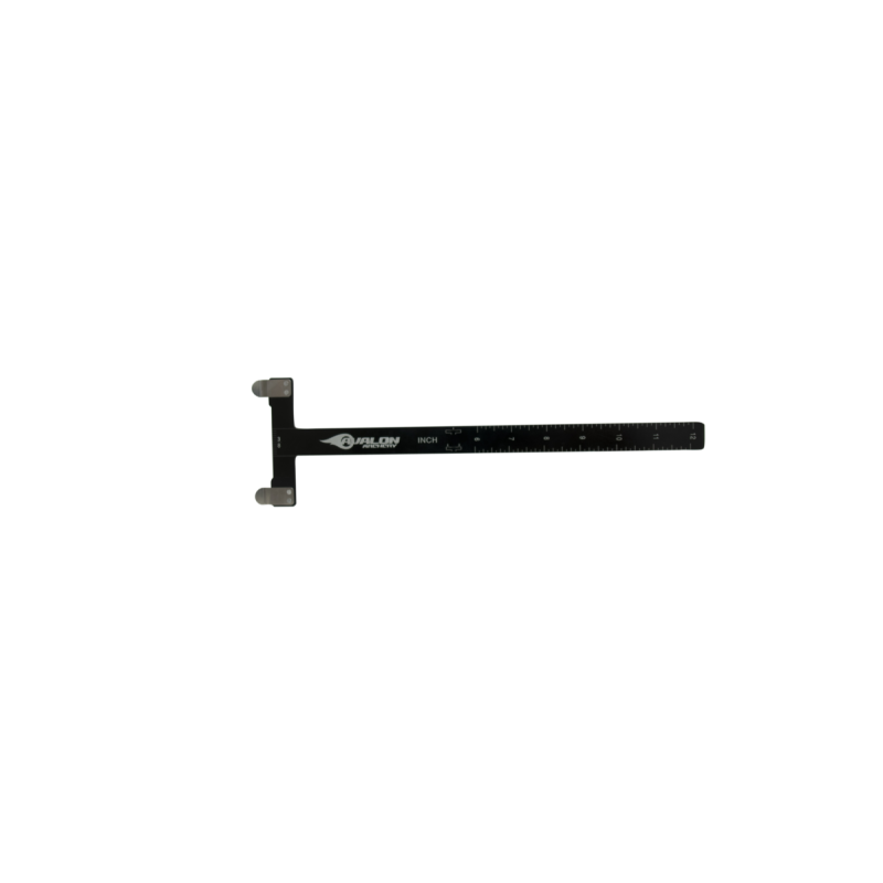 AVALON BOW SQUARES GAUGES ALU BLACK ANODISED INCHES AND METRIC