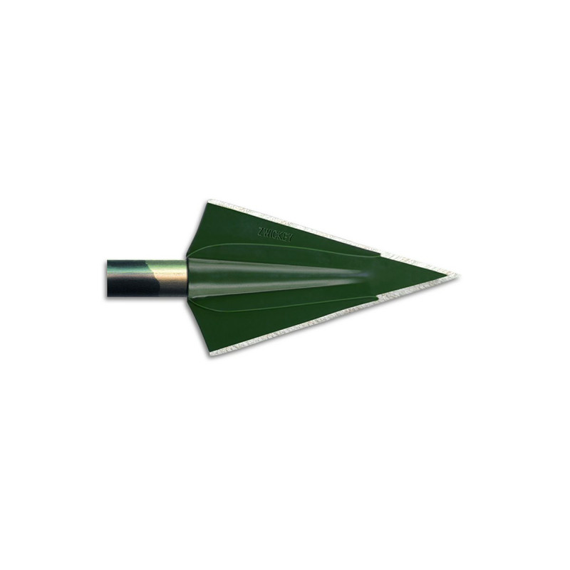 ZWICKEY FIXED BLADE BROADHEADS DELTA 2 BLADE 135 GRAINS 11/32 - TAPER HOLE 3/PK