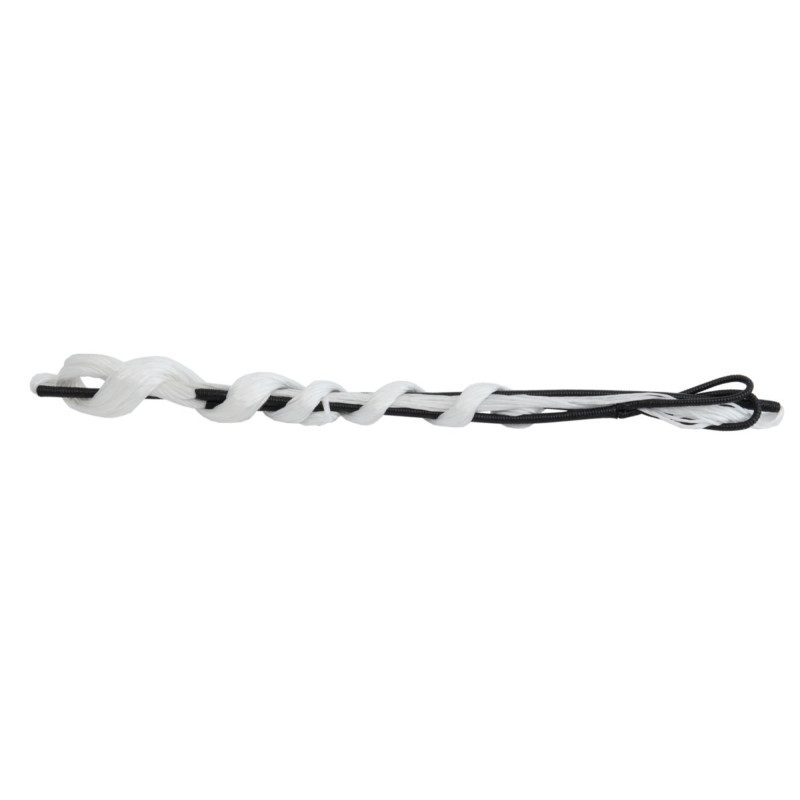 AVALON RECURVE STRINGS DACRON TYRO 48/12 WHITE WITH BLACK SERVING