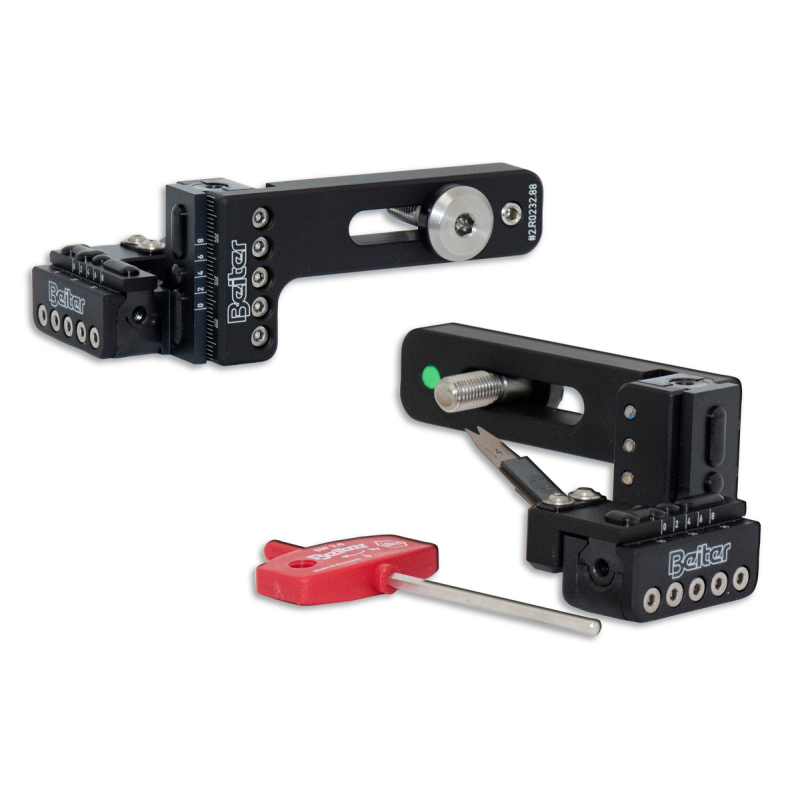 BEITER COMPOUND BLADE RESTS MICRO WITH OVERDRAW 88mm LH BLACK