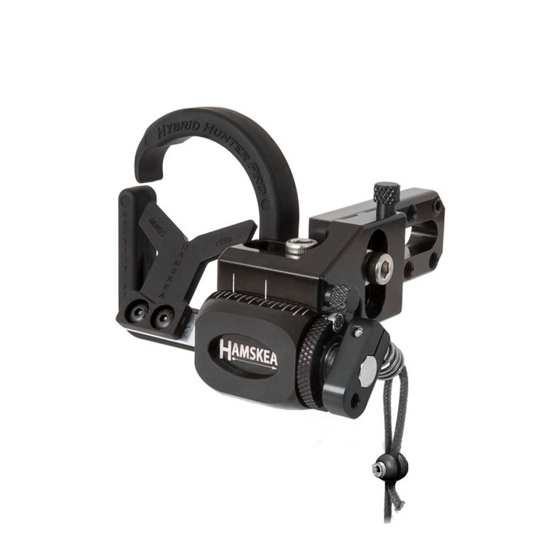 HAMSKEA COMPOUND DROP AWAY RESTS HYBRID HUNTER PRO MICRO-TUNE FULL BLACK RH - 00610