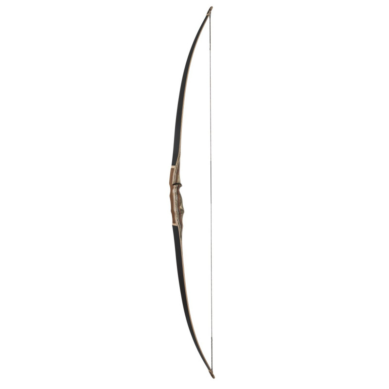BUCKTRAIL LONGBOWS BLACK HAWK  68" RH 25 LBS FLEMISH DYNEEMA STRING INCL.