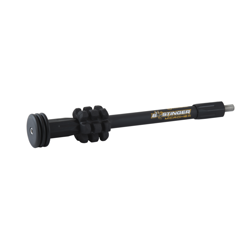 B-STINGER MICROHEX 8" MATTE BLACK WITH 3oz WEIGHTS HUNTING & 3D STABILIZER