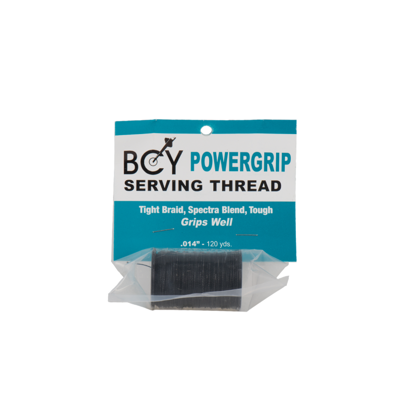 BCY SERVING MATERIAL POWERGRIP CENTERSTRING 021 JIG BLACK