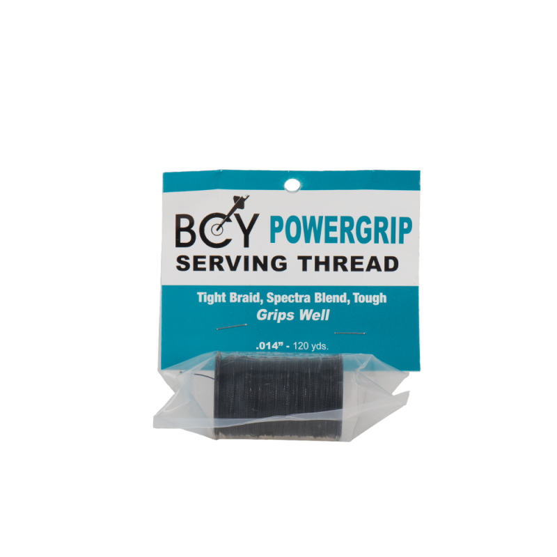 SERVING MATERIAL POWERGRIP CENTERSTRING 025 JIG BLACK