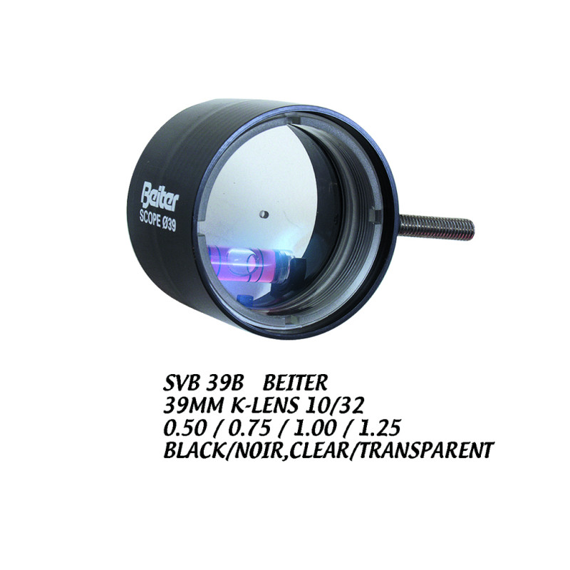 SCOPES WITH LENS 39MM K-LENS 1.25 LH BLACK