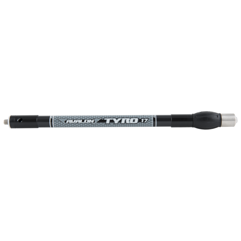 SIDE RODS CARBON TYRO 17 - 10" BLACK/GRAY WITH DAMPER