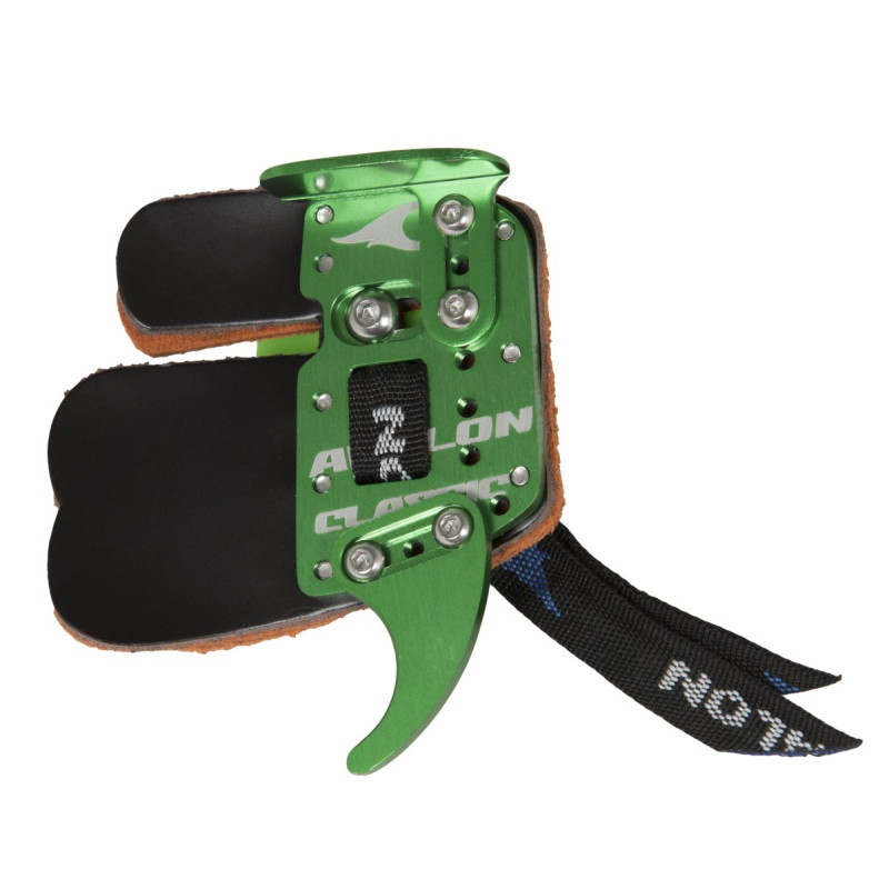 AVALON OLYMPIC RECURVE TAB CLASSIC -  PRIME LEATHER RH X-SMALL GREEN