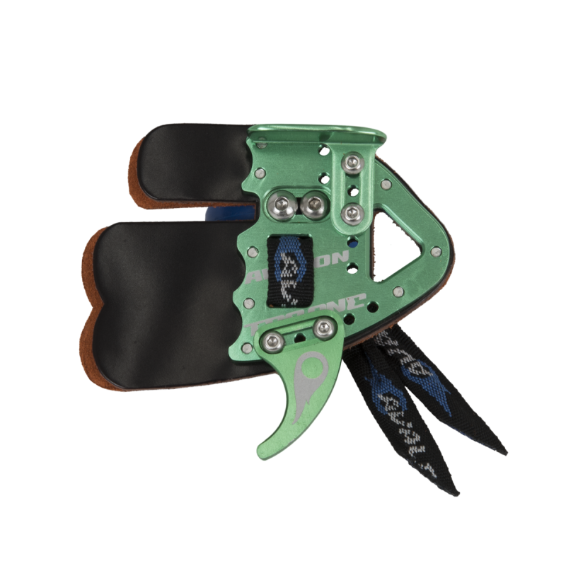 AVALON OLYMPIC RECURVE TAB TEC  -  PRIME LEATHER RH X-SMALL GREEN