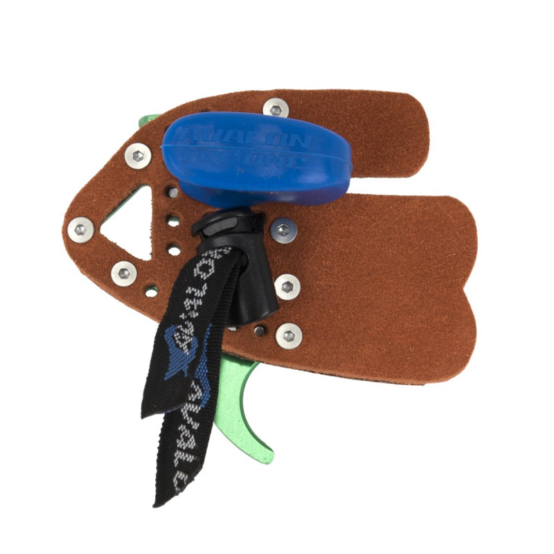 AVALON OLYMPIC RECURVE TAB TEC  -  PRIME LEATHER RH X-SMALL GREEN