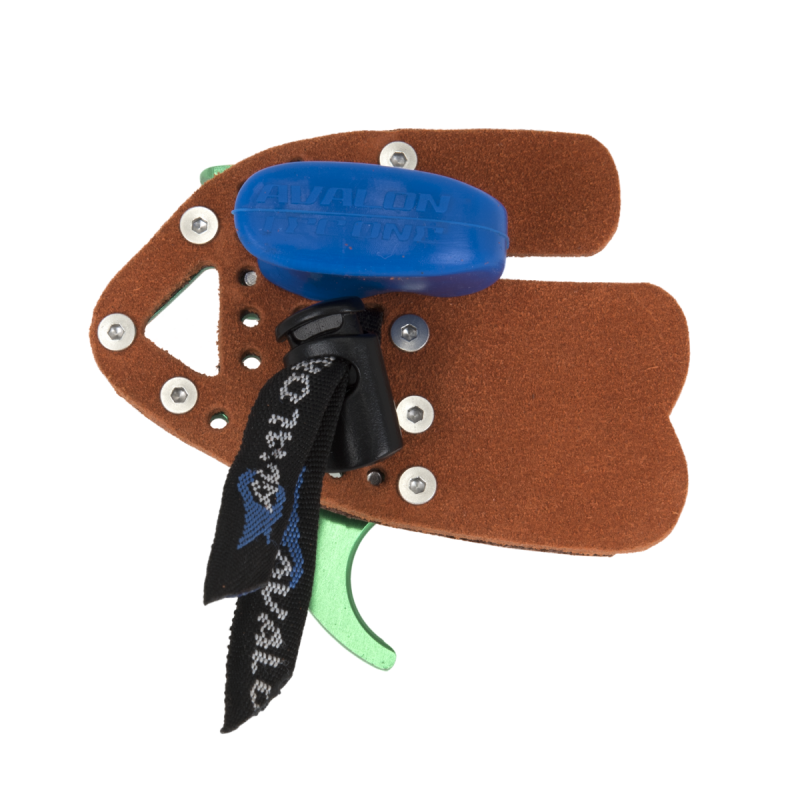 AVALON OLYMPIC RECURVE TAB TEC  -  PRIME LEATHER RH X-SMALL GREEN