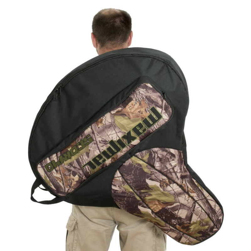 MAXIMAL CROSSBOW BAGS SCORPIO MEDIUM -SIDE POCKET-INNER STRAP-BLK/CAMO